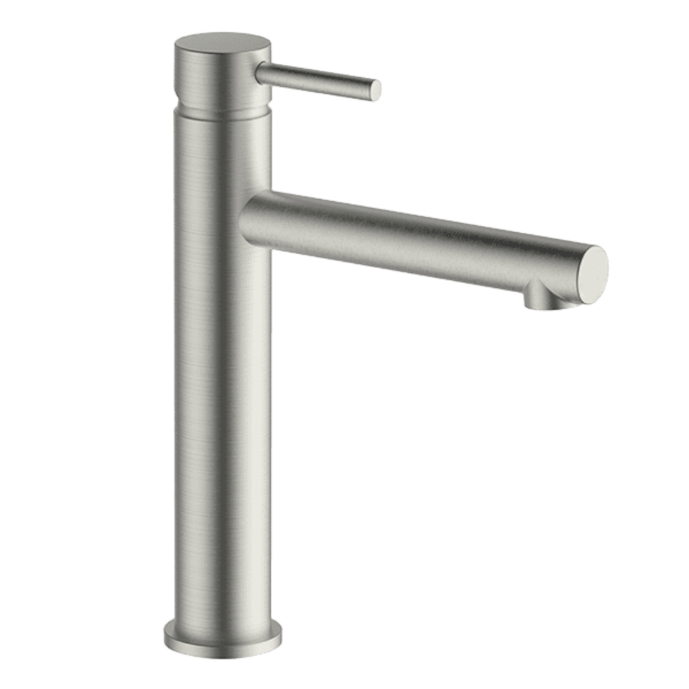 Abey Lucia High Basin Mixer, Brushed Nickel, 3B2-BN