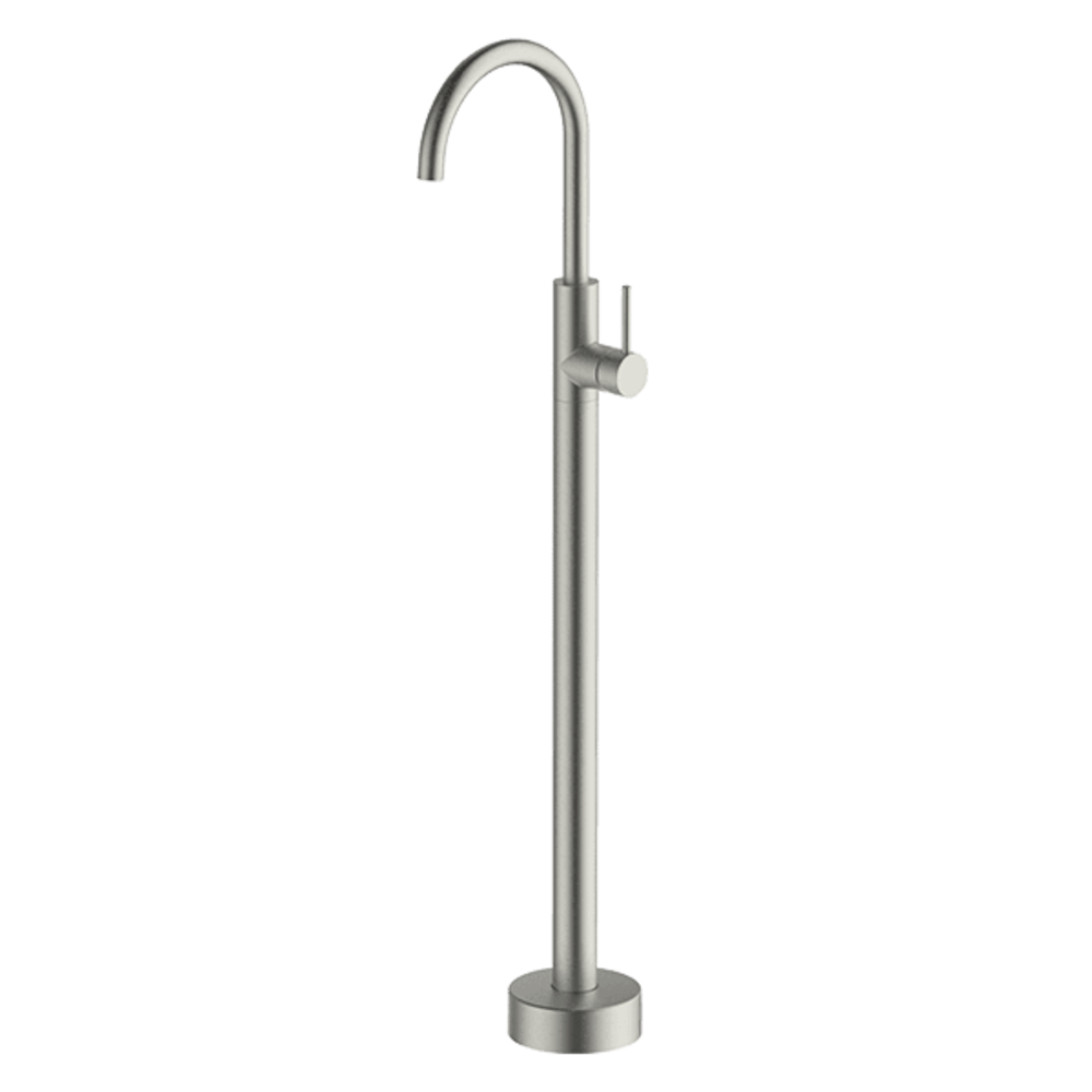 Abey Lucia Bath Filler, Brushed Nickel, 3BTM-BN