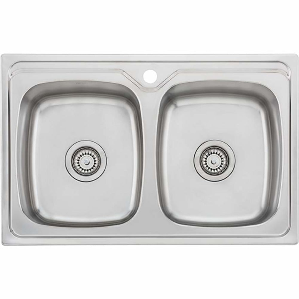 Oliveri Endeavour Ee23Tu Double Bowl Sink Top Mounted Kitchen Sinks