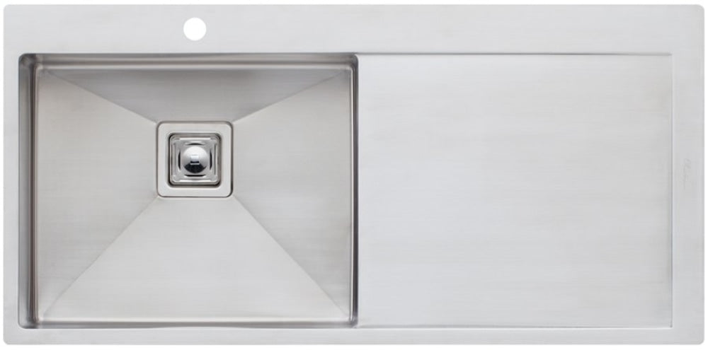 Oliveri Pr1121 Professional Series Single Bowl Right Hand Drainer Topmount Sink Top Mounted Kitchen