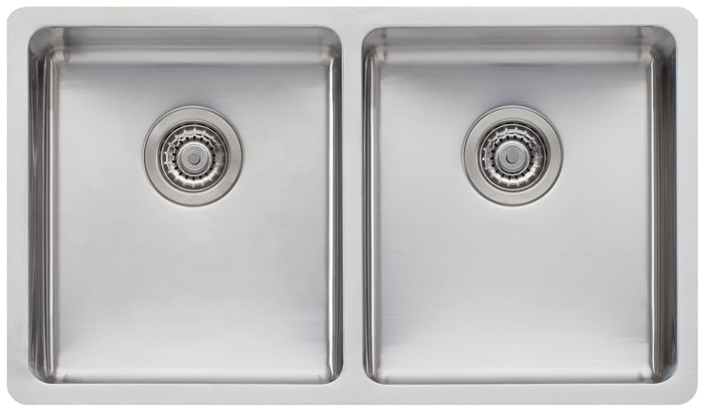 Oliveri Ps63Tu Sonetto Double Bowl Sink - In Stock Undermount Kitchen Sinks