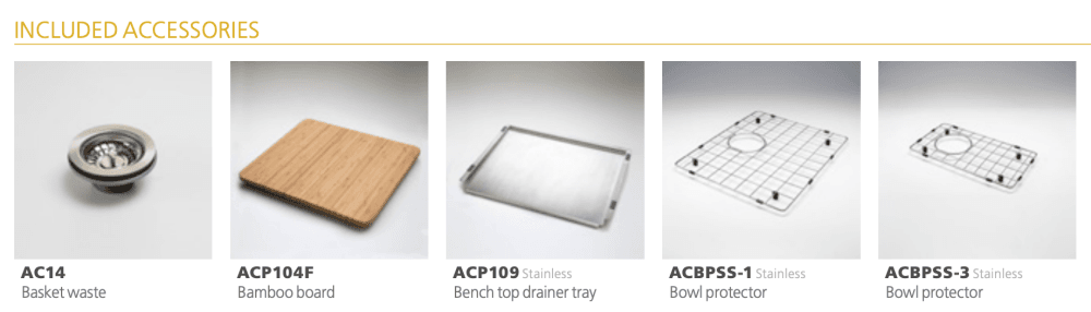 Oliveri Sb35Ss Spectra Top Or Undermount 1 And 1/2 Bowl Stainless Steel Sink Kitchen Sinks