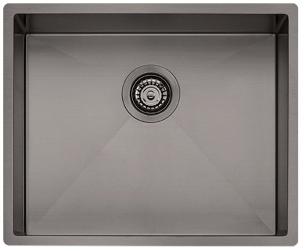 Oliveri Sb50Gm Spectra Top Or Undermount Single Bowl Gun Metal Sink Kitchen Sinks