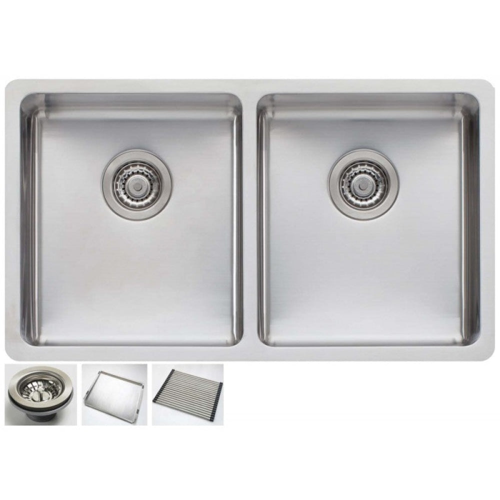 Oliveri Sn63Tu Sonetto Double Bowl Sink - In Stock Undermount Kitchen Sinks