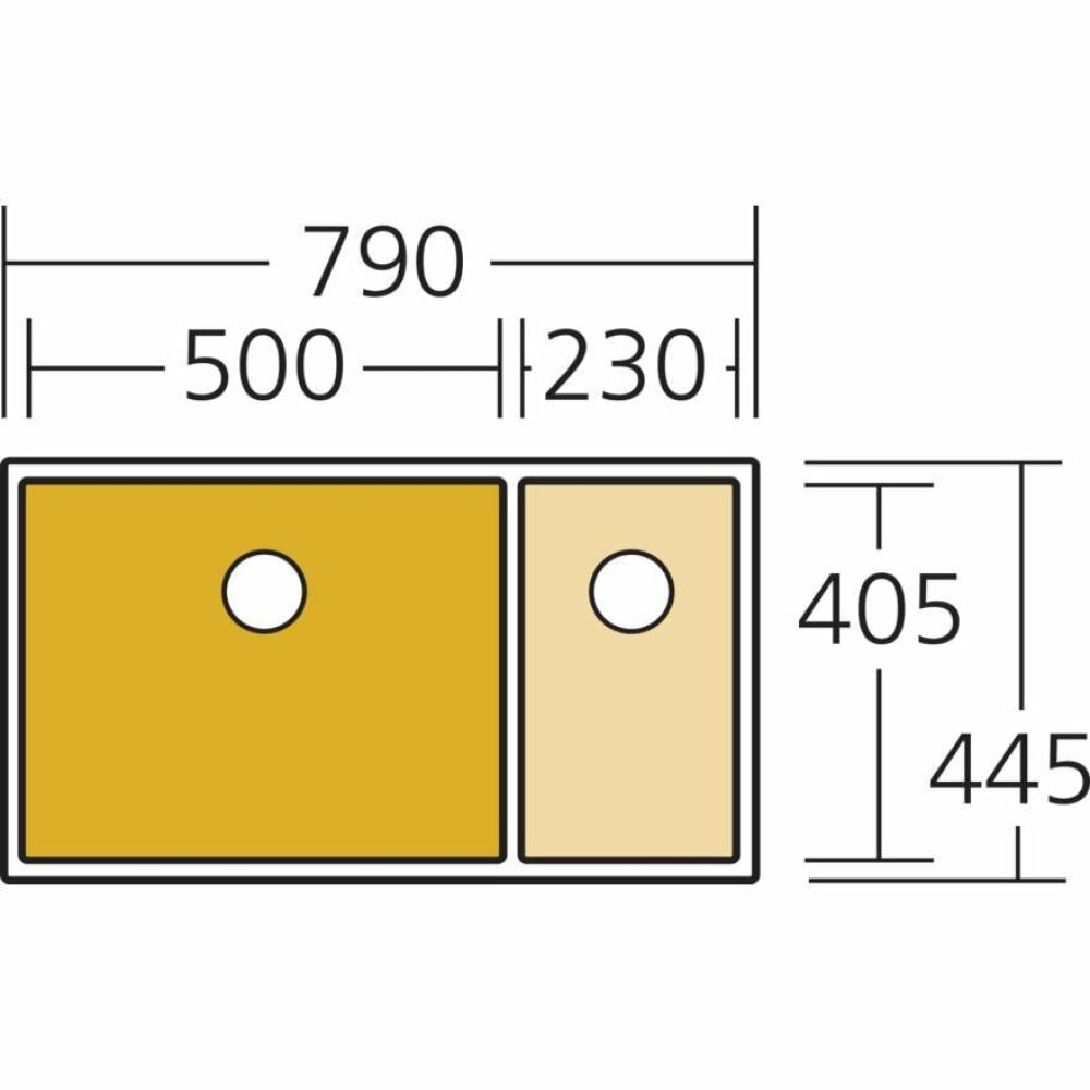 Oliveri Spectra Sb35Bk Top Or Undermount 1 And 1/2 Bowl Black Finish Sink Kitchen Sinks