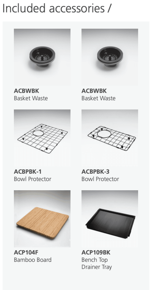 Oliveri Spectra Sb35Bk Top Or Undermount 1 And 1/2 Bowl Black Finish Sink Kitchen Sinks