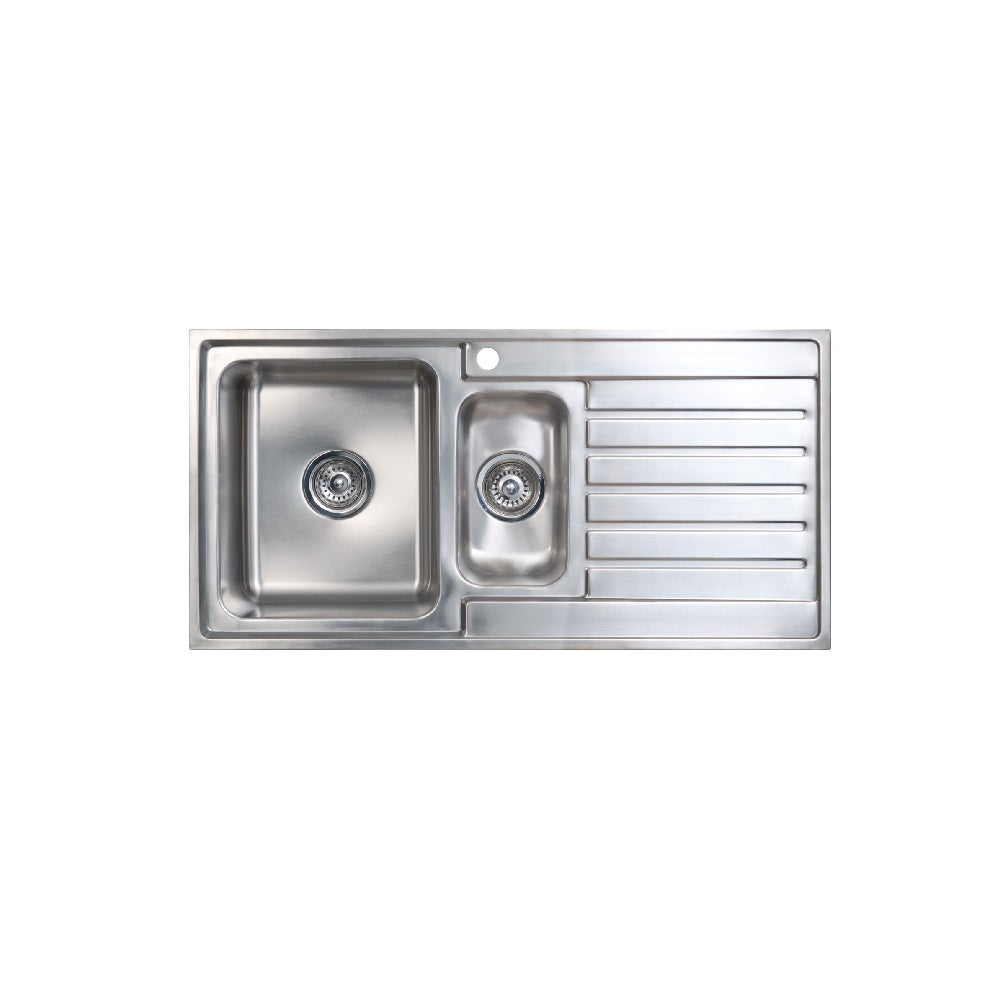 Seima Kubic 150 1.5 Bowl Sink with Right Hand Drainer, One Taphole, 191643