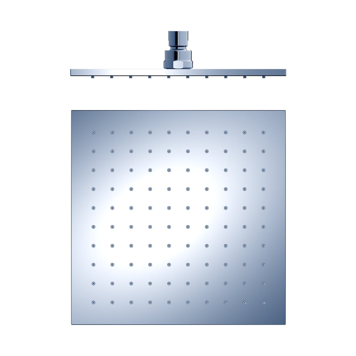 Nero NRROB1003CH 250mm Square Brass Shower Head - Chrome