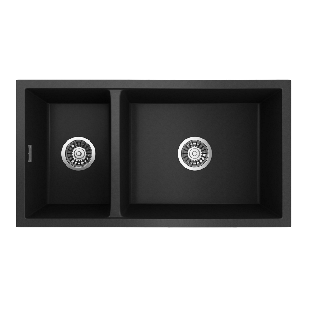 Seima 191043 Oros ArqstoneSink Abovemount/Undermount No Taphole Black 820 x 440mm - Sinks