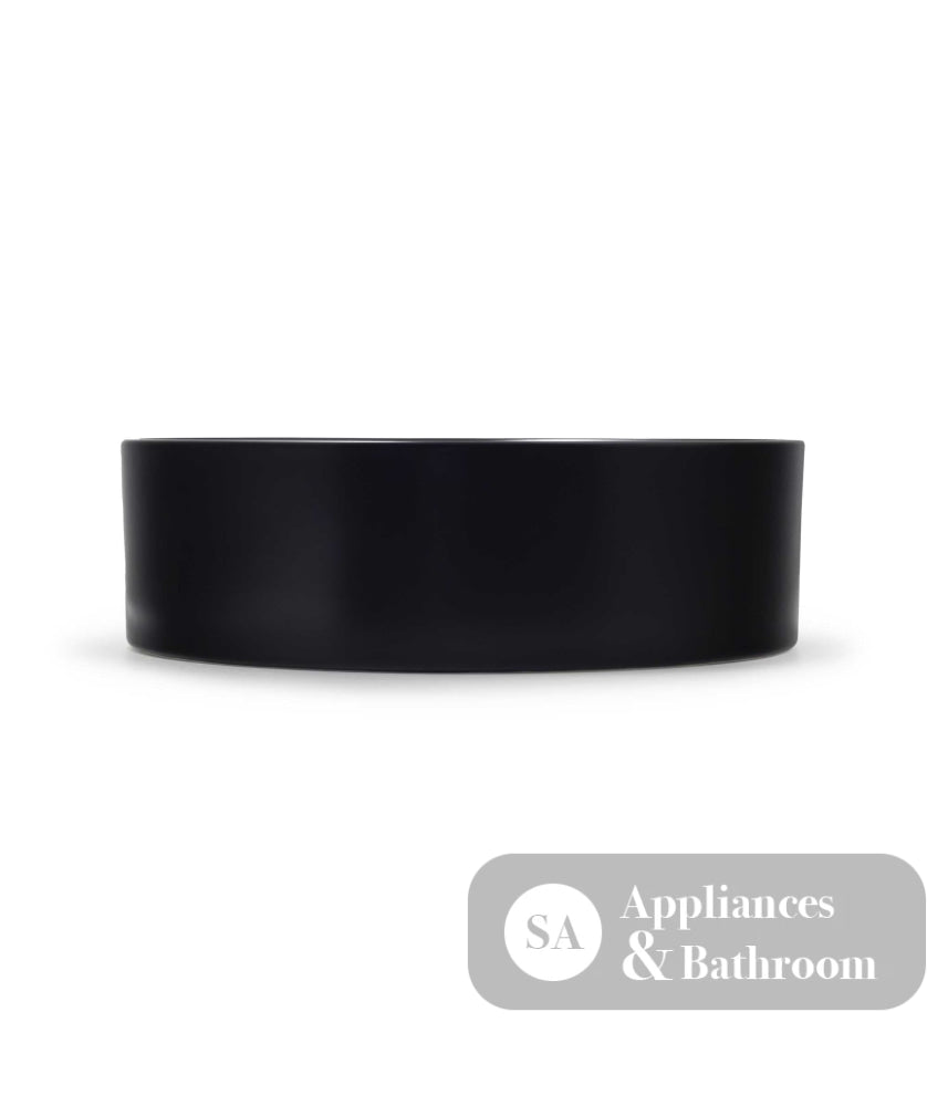 Seima 191462 Arko 027 Above Counter Basin No Taphole Silk Matte Black - Basins