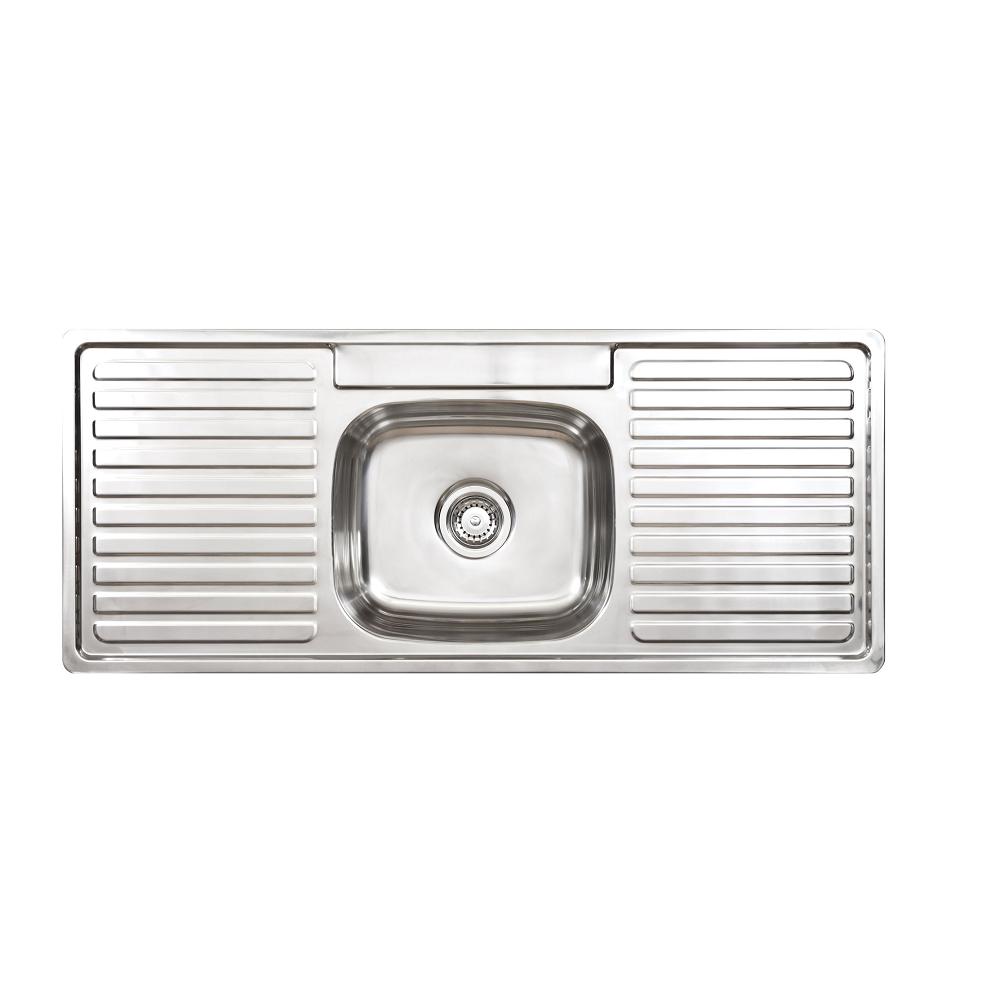 Seima 191603 Acero 012 Sink Single Bowl & Double Drainer One Taphole - Sinks