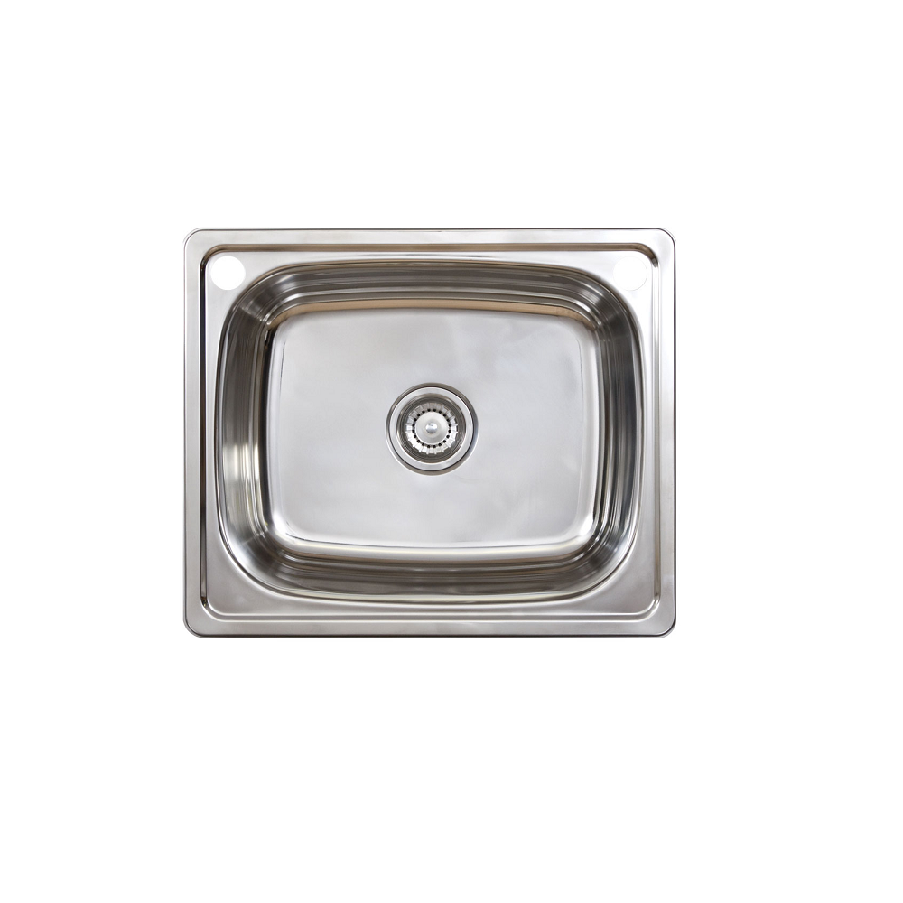 Seima 191611 Acero 45L Laundry Sink Two Taphole with Overflow - Laundry Sinks