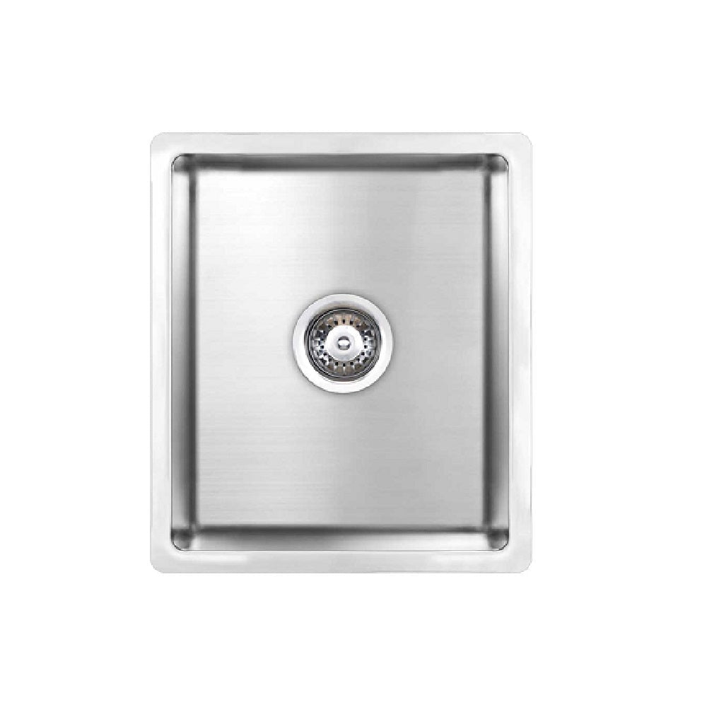 Seima 191921 Leto Sink 340 Single Bowl Abovemount/Undermount with Overflow Stainless Steel 380x440mm - Sinks
