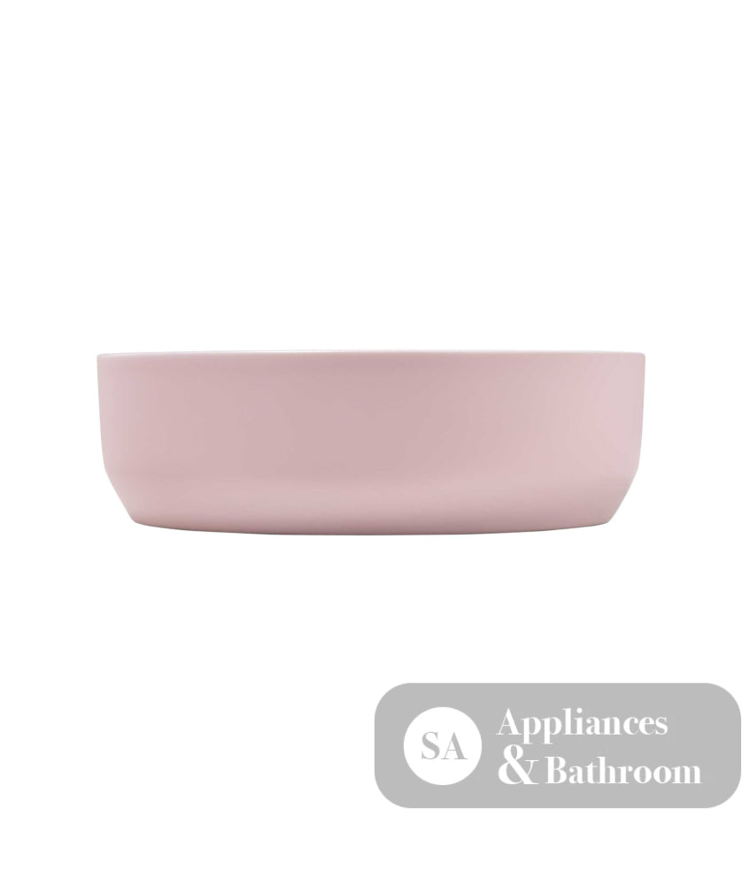 Seima 192028 Aurora 385 Above Counter Ceramic Basin Rose Quartz Silk Matte Finish - Basins