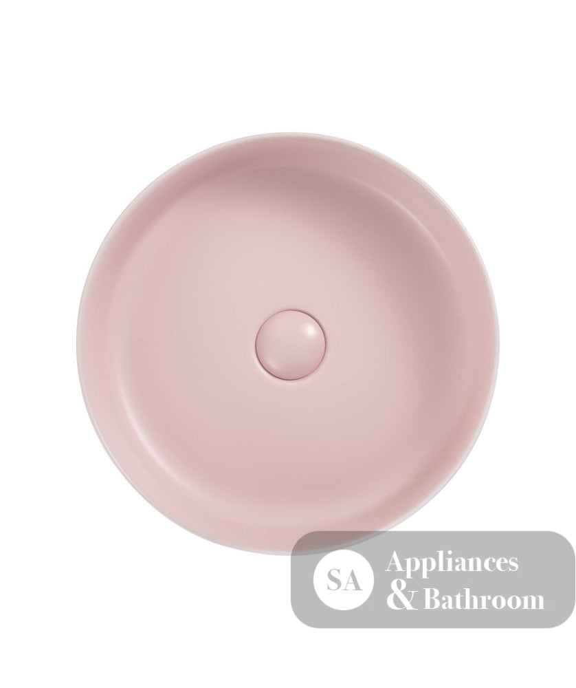 Seima 192028 Aurora 385 Above Counter Ceramic Basin Rose Quartz Silk Matte Finish - Basins