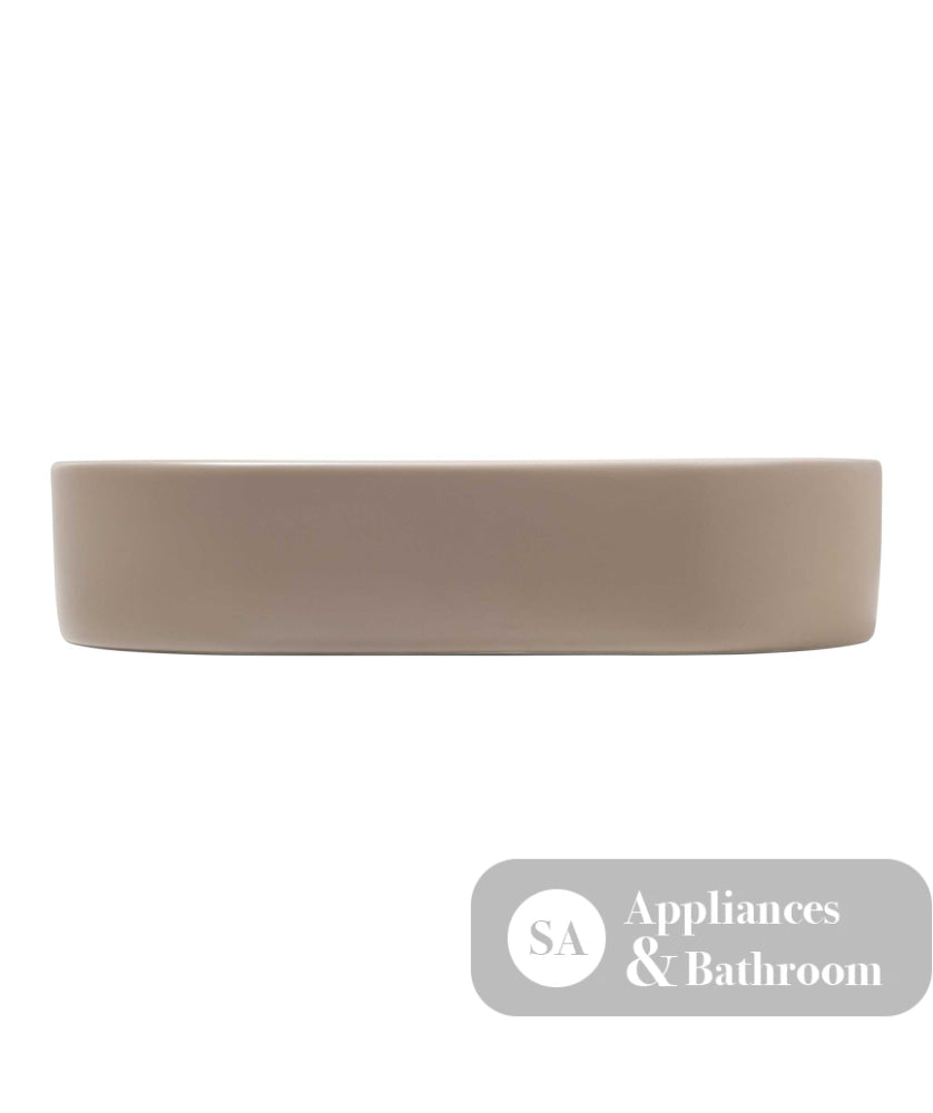 Seima 192070 Aurora 530 Above Counter Ceramic Basin Smoky Taupe - Basins