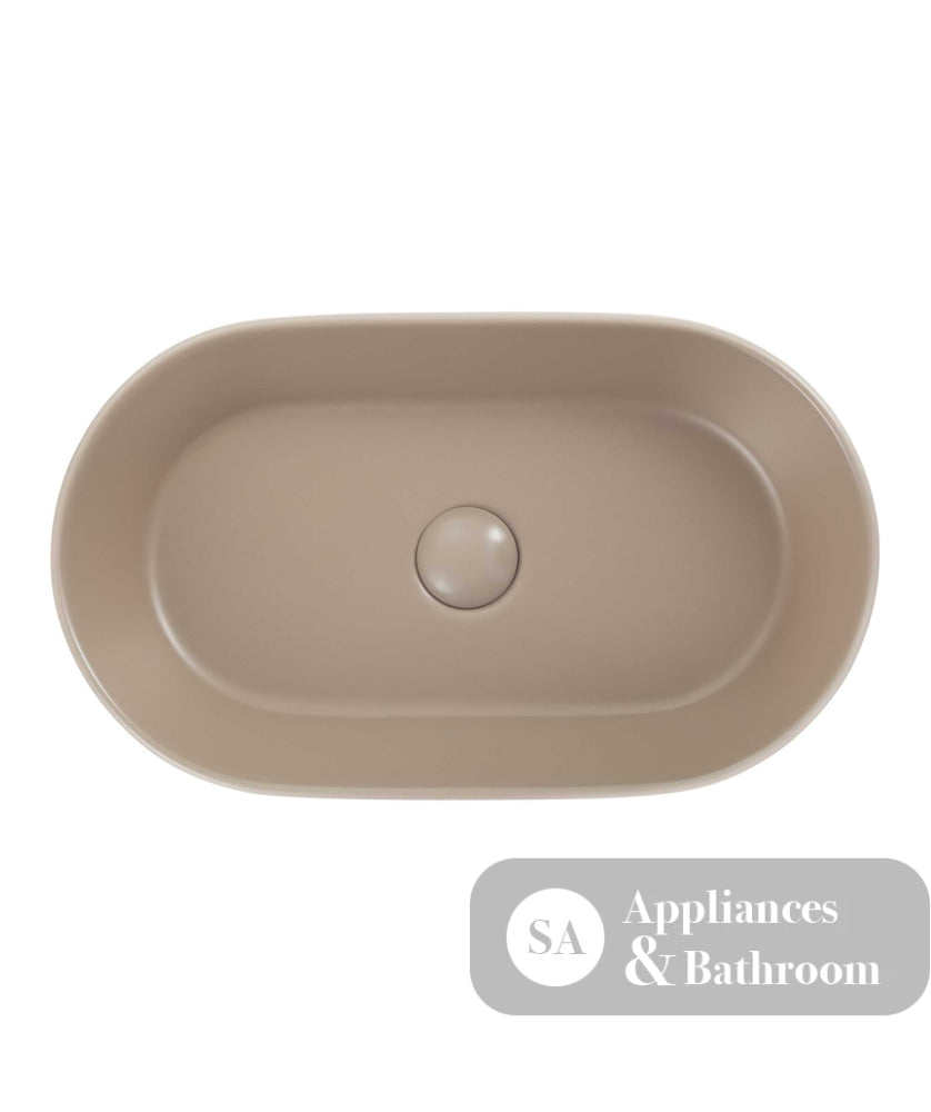 Seima 192070 Aurora 530 Above Counter Ceramic Basin Smoky Taupe - Basins