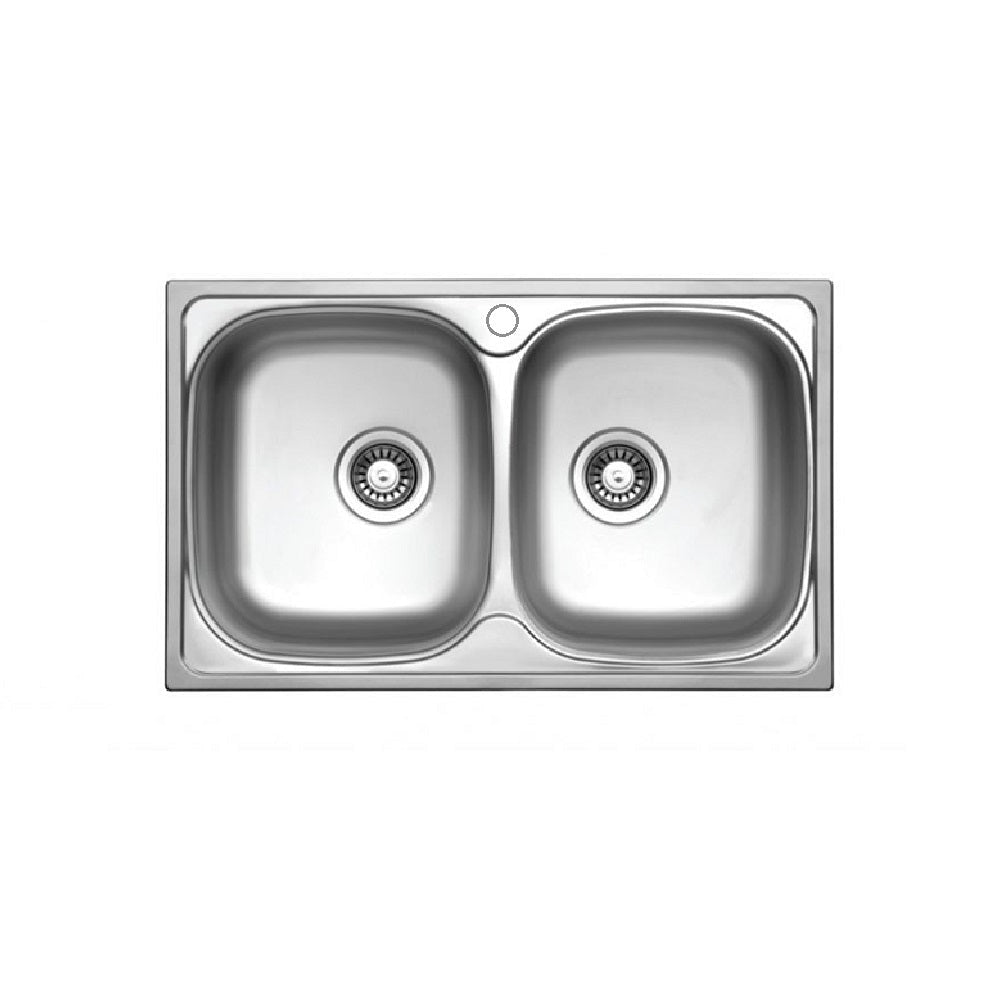 Seima 192373 Acero 780 Abovemount Sink 1 Tap Hole Stainless Steel - Sinks