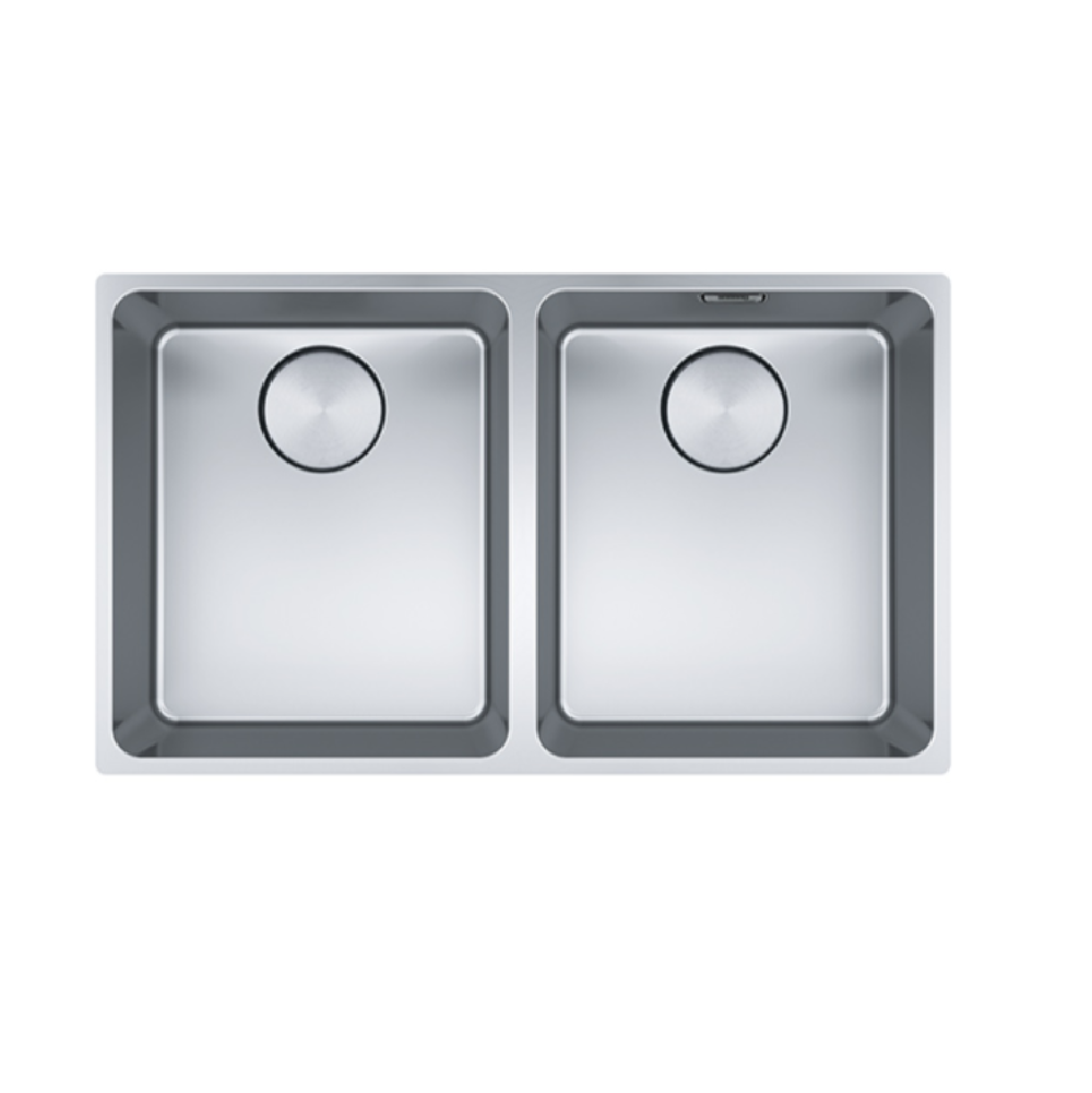 Franke Mythos Double Bowl 705mm Undermount Stainless Steel, MYX120-34/34B