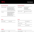 AEG T6DHE842B 8KG 6000 Series SENSIDRY Heat Pump Dryer - AEG Seconds Discount