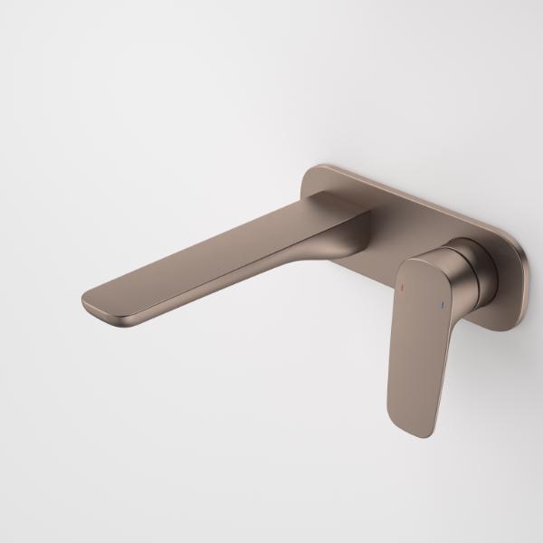 Caroma 849051BBZ6AF Contura II 180mm Wall Basin/Bath Mixer - Brushed Bronze