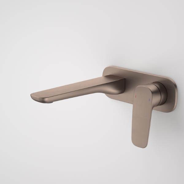 Caroma 849051BBZ6AF Contura II 180mm Wall Basin/Bath Mixer - Brushed Bronze