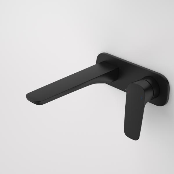Caroma 849051B6AF Contura II 180mm Wall Basin/Bath Mixer - Matte Black
