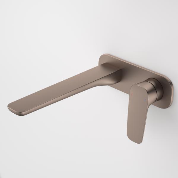 Caroma 849053BBZ6AF Contura II 220mm Wall Basin/Bath Mixer - Brushed Bronze