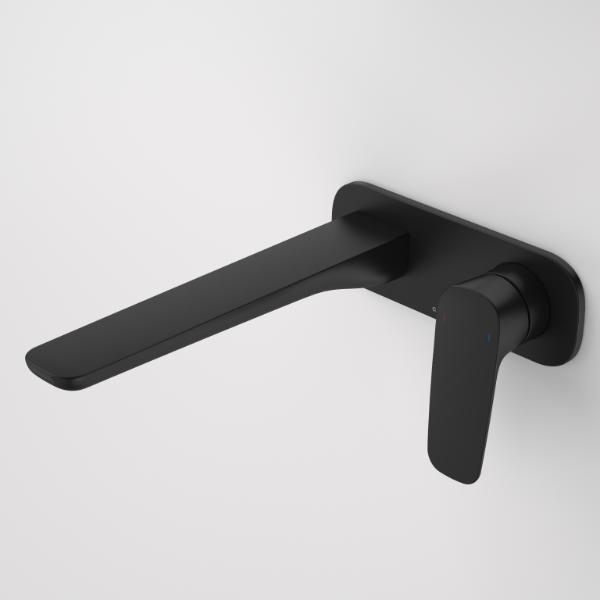 Caroma 849053B6AF Contura II 220mm Wall Basin/Bath Mixer - Matte Black