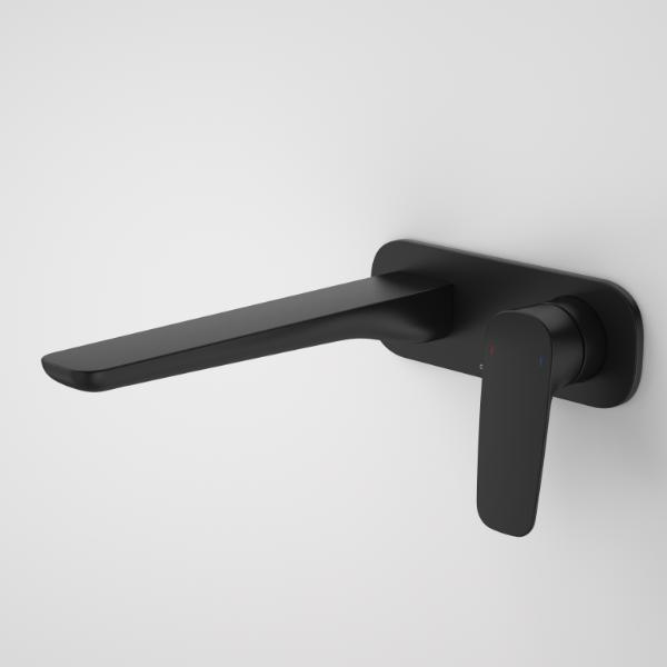 Caroma 849053B6AF Contura II 220mm Wall Basin/Bath Mixer - Matte Black