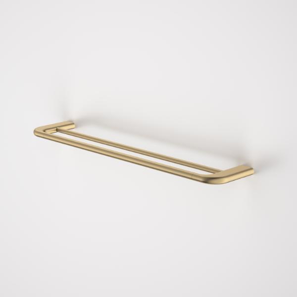 Caroma 849035BB Contura II 620mm Double Towel Rail - Brushed Brass