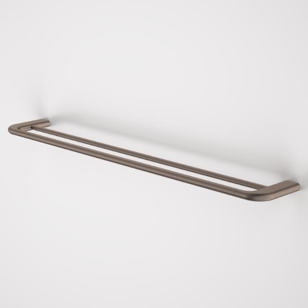 Caroma 849036BBZ Contura II 820mm Double Towel Rail - Brushed Bronze