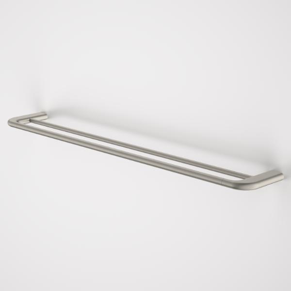 Caroma 849036BN Contura II 820mm Double Towel Rail - Brushed Nickel