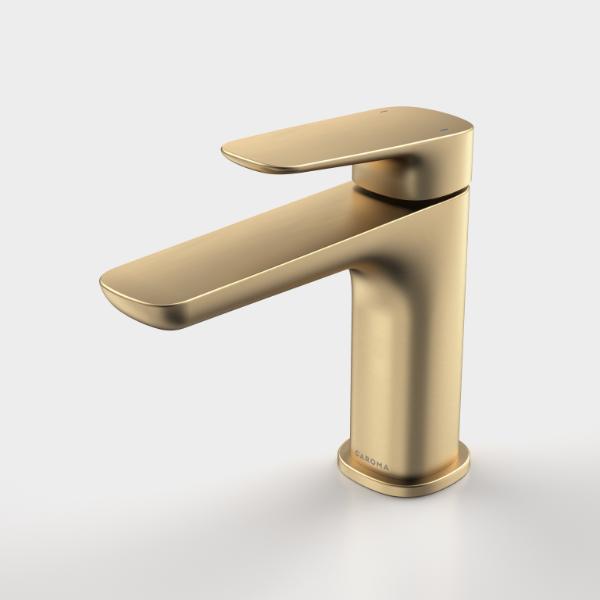 Caroma 849050BB6AF Contura II Basin Mixer - Brushed Brass