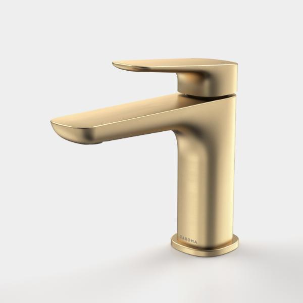 Caroma 849050BB6AF Contura II Basin Mixer - Brushed Brass
