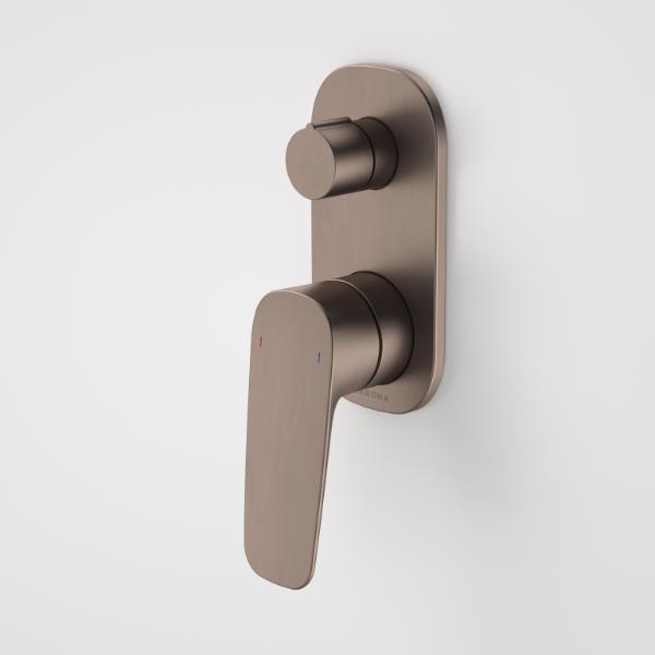 Caroma 849057BBZ Contura II Bath/Shower Mixer with Diverter - Brushed Bronze