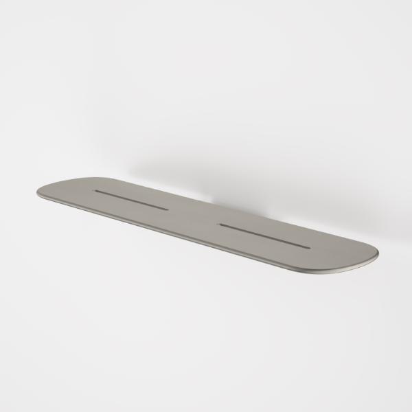 Caroma 849037BN Contura II Bathroom Shelf - Brushed Nickel