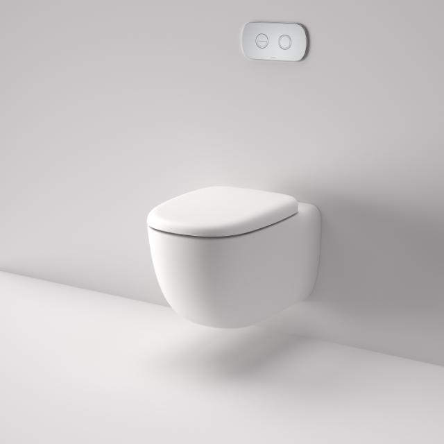 Caroma 849001MW Contura II Cleanflush Wall Hung Invisi Series II Suite GermGard - Matte White
