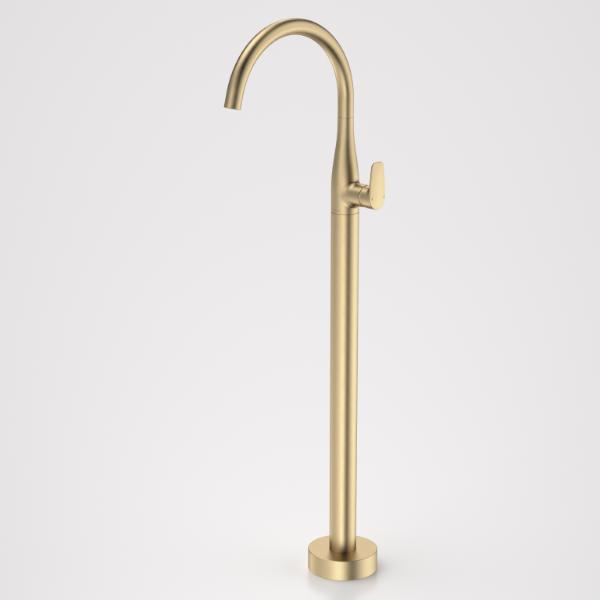 Caroma 849065BB Contura II Freestanding Bath Filler - Brushed Brass