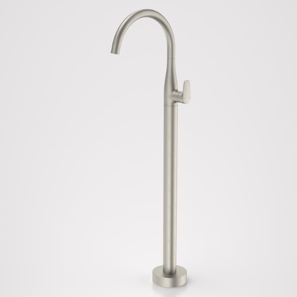 Caroma 849065BN Contura II Freestanding Bath Filler - Brushed Nickel