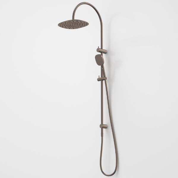 Caroma 849080BBZ4A Contura II Rail Shower with Overhead - Brushed Bronze