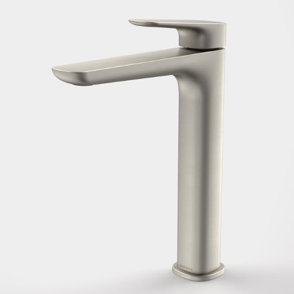 Caroma 849063BN6AF Contura II Tower Basin Mixer - Brushed Nickel