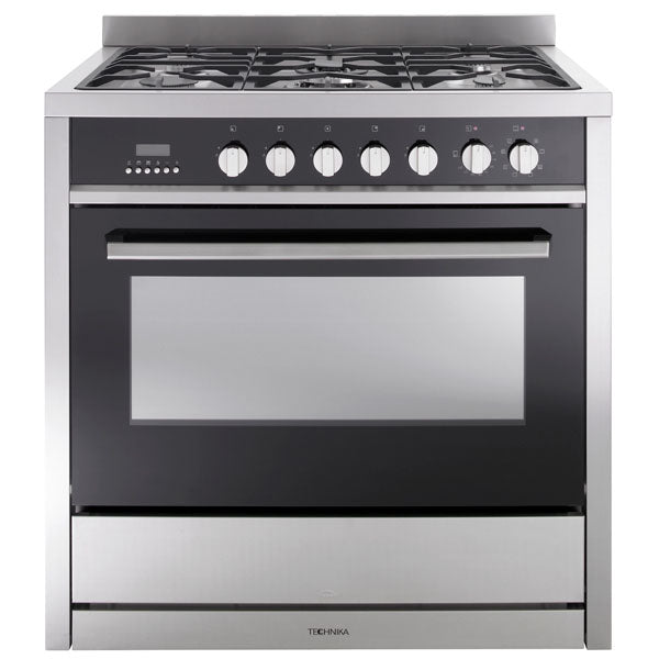 Technika Tu950Tme8Bg 90Cm Dual Fuel Freestanding Cooker Stoves