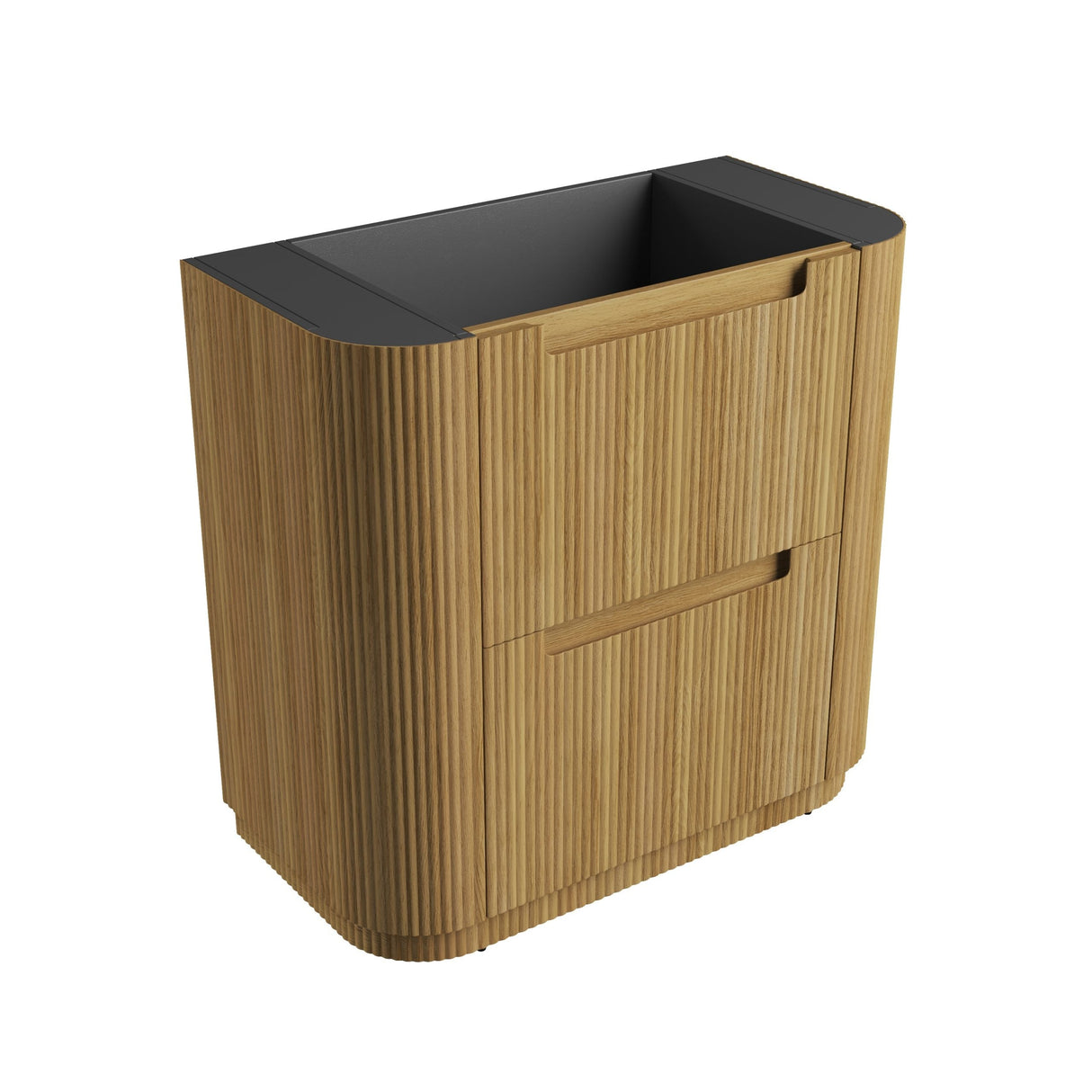 Aulic 900mm Varcelli Floorstanding Vanity Cabinet Only Snow Top CA58-900 Vanity Units