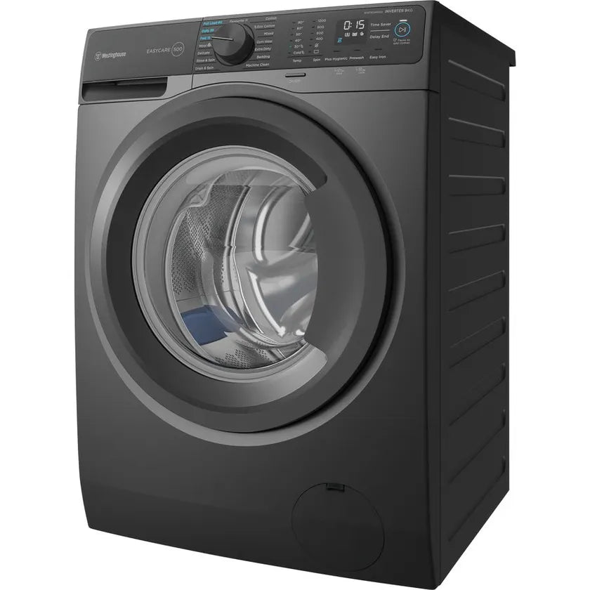 Westinghouse WWF9024M5SA 9kg Dark Onyx Front Load Washing Machine - Westinghouse Factory Seconds