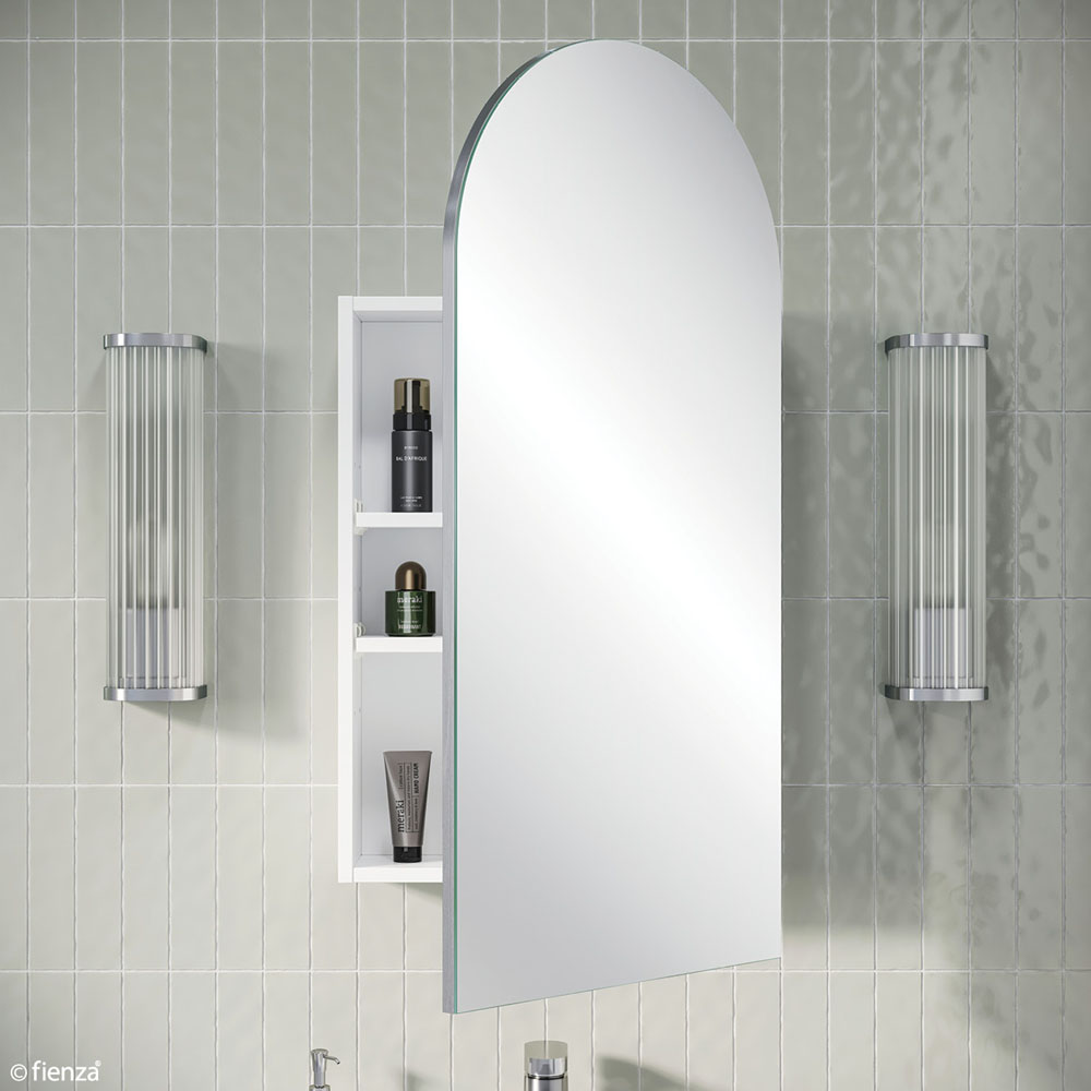 Fienza PSH450ARCH Arch 450 x 900mm Mirror Cabinet