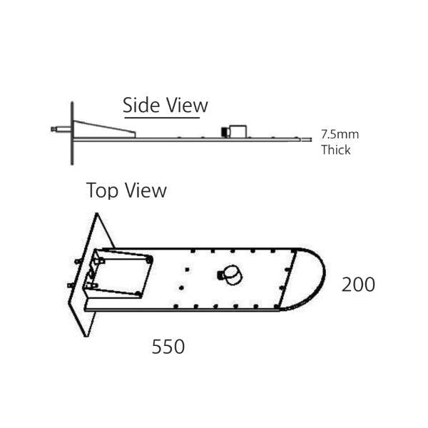 Fienza Empire Shower Head Polished S/S