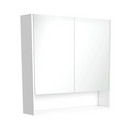 Fienza PSC900SMW Mirror Cabinet 900mm with Undershelf, Satin White - Special Order