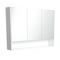 Fienza PSC1200SMW 1200mm Mirror Cabinet with Undershelf, Satin White - Special Order