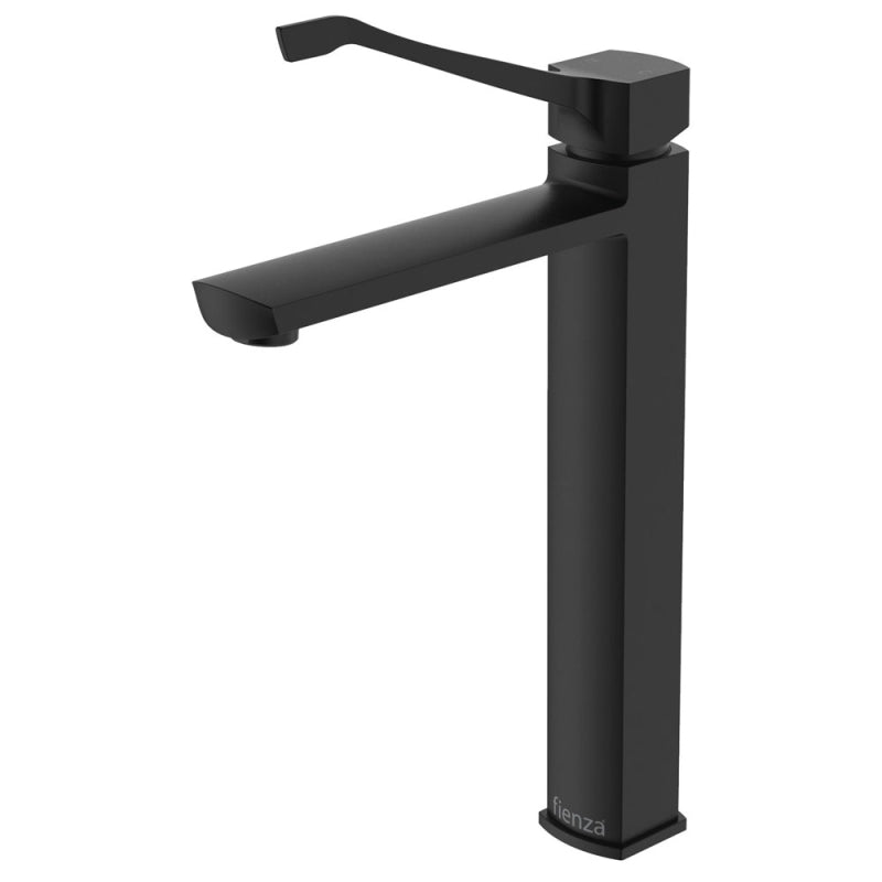 Fienza 218107BD Koko Care Tall Basin Mixer Tap Matte Black, 316mm High